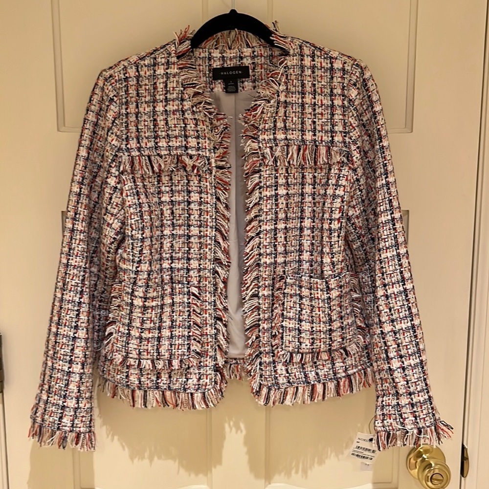 Halogen Women’s Petite Small tweed jacket
